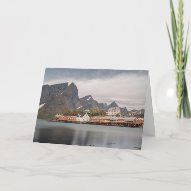 Tarjeta Islas Lofoten Noruega (Anverso)