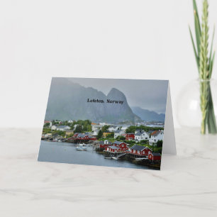 Tarjeta Islas Lofoten, Noruega