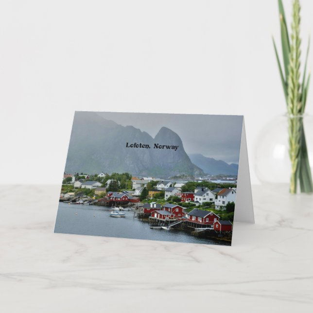 Tarjeta Islas Lofoten, Noruega (Anverso)