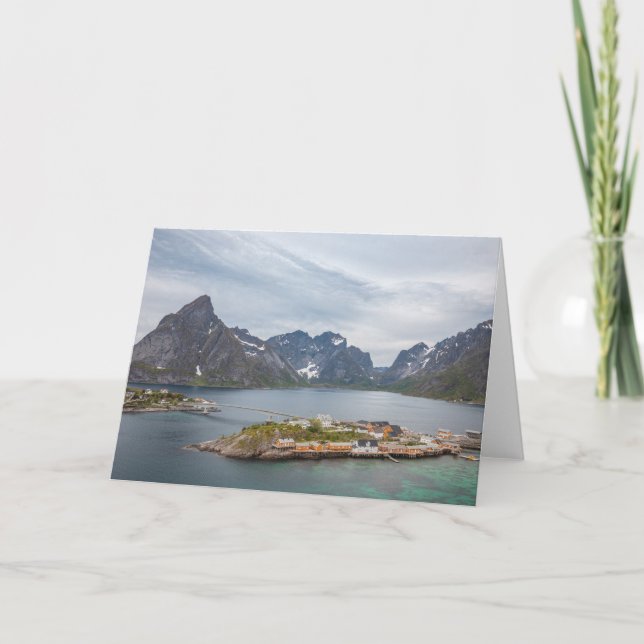 Tarjeta Islas Lofoten Noruega (Anverso)
