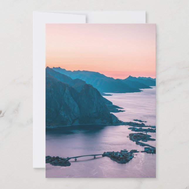 Tarjeta Islas Lofoten Noruega (Anverso)