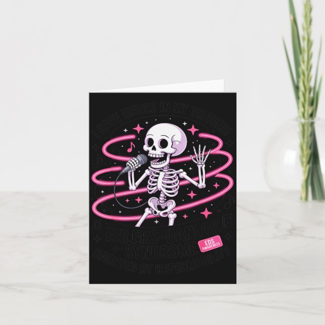 Tarjeta Issues In My Tissues Ehlers Danlos Syndrome Funny  (Anverso)