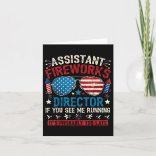 Tarjeta Istant Fireworks Director Si Ves El Fuego Del 4 De