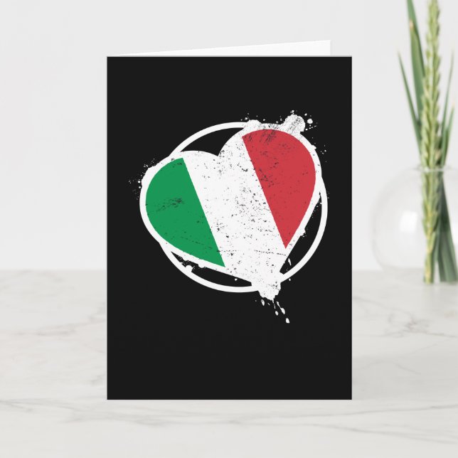 Tarjeta Italia Corazón Italia Italia (Anverso)