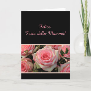 Tarjeta ¡italia feliz día de la madre!