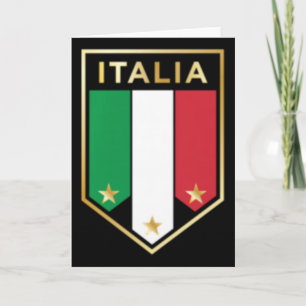 Tarjeta Italia Print - Orgulloso Italiano - Jersey de Fútb
