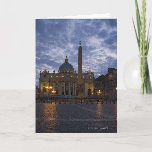Tarjeta Italia, Roma, Ciudad del Vaticano, Basílica de San (Anverso)