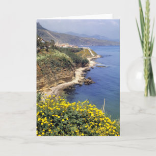 Tarjeta Italia, Sicilia. La costa norte de Sicilia