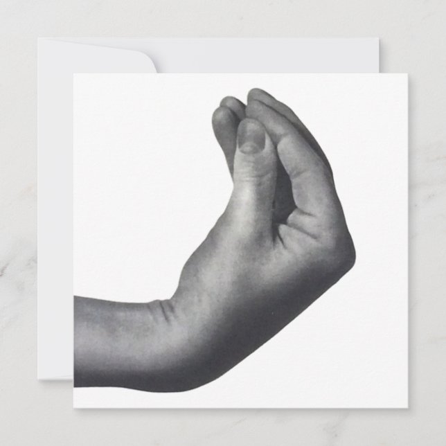 Tarjeta Italian Hand (Anverso)