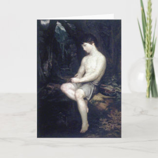 Tarjeta Italian Shepherd Boy Fine Art Greetings Card