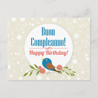 Tarjeta italiana de cumpleaños