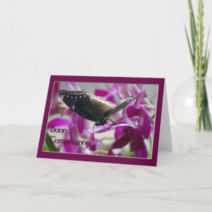 Tarjeta italiana de cumpleaños