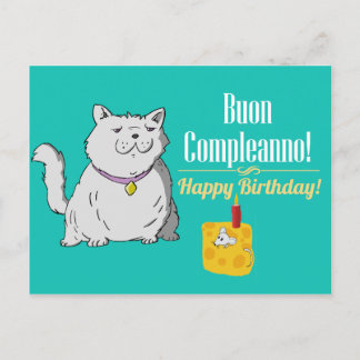 Tarjeta italiana de cumpleaños