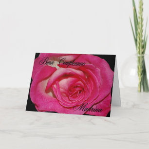 Tarjeta Italiana De Cumpleaños Para Madrina