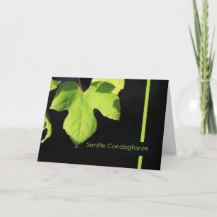 tarjeta italiana de simpatía para uvas