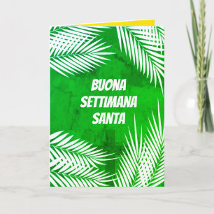 Tarjeta Italiano Buona Settimana Santa Semana Santa