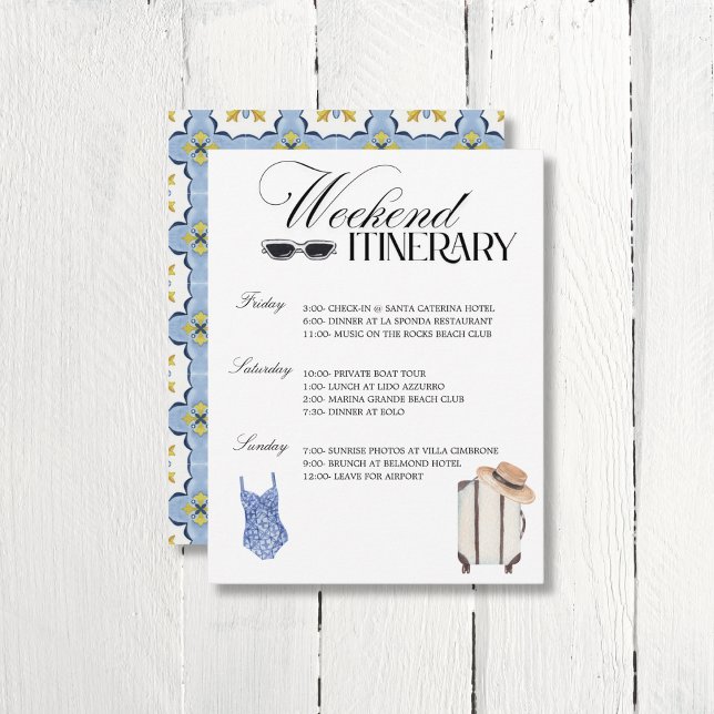 Tarjeta itineraria Wife Lotus Bachelorette Weekend (Subido por el creador)