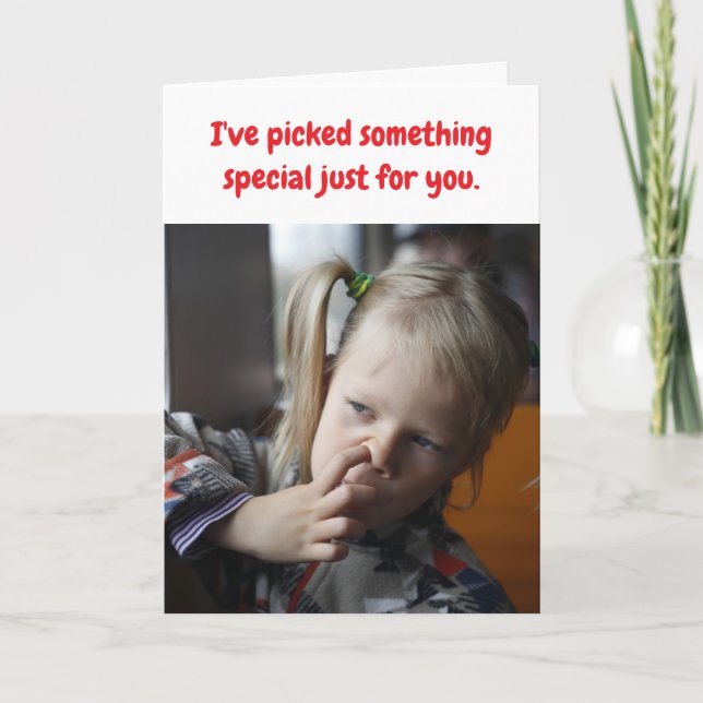 Tarjeta I've picked something special just for you. (Anverso)