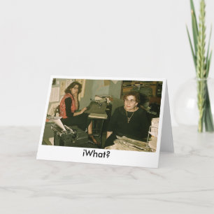Tarjeta ¿iWhat?
