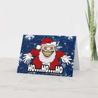 Tarjeta ¡JA JA JA! Ten un pequeño navidad aterradora