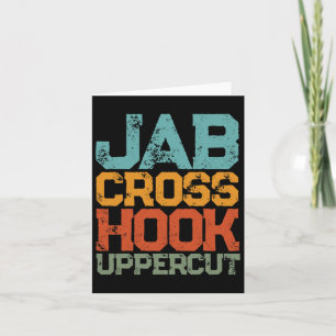 Tarjeta Jab Cross Hook Uppercut Mujeres Y Hombres Camisas 