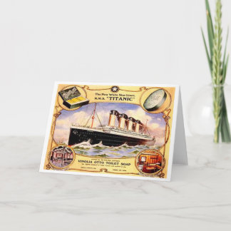 Tarjeta Jabón Titanic