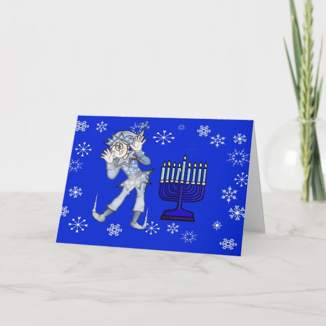 Tarjeta Jack Frost Chrismukkah (Anverso)