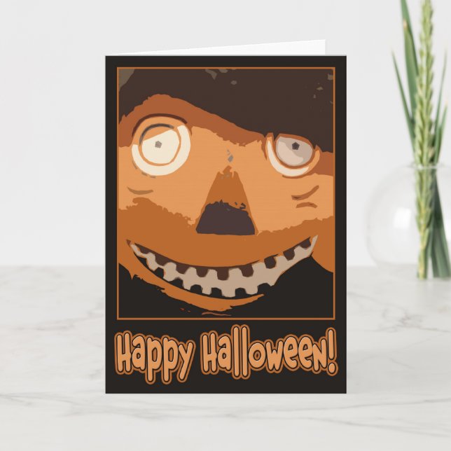 Tarjeta Jack O Lantern (Anverso)