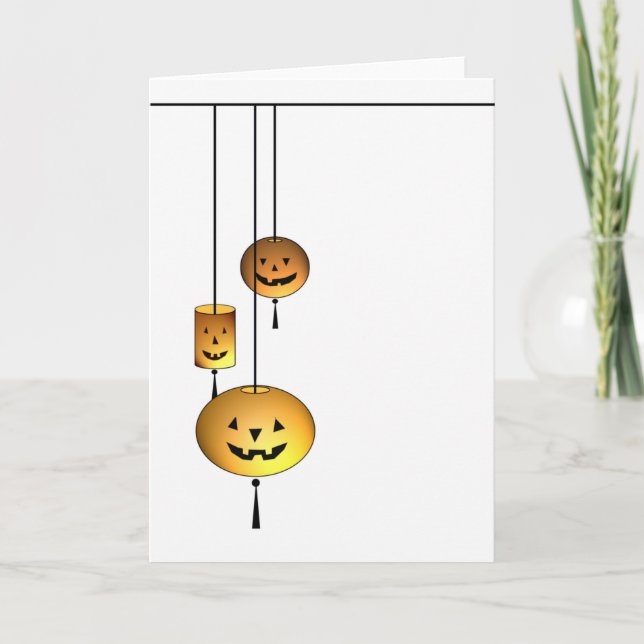 Tarjeta Jack O' Lanterns (Anverso)