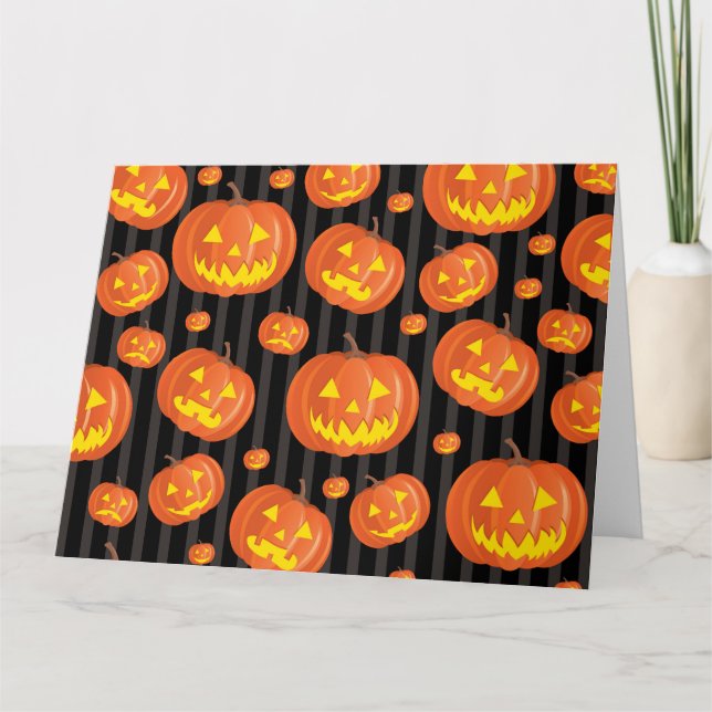 Tarjeta ¡Jack O'Lanterns! (Anverso)