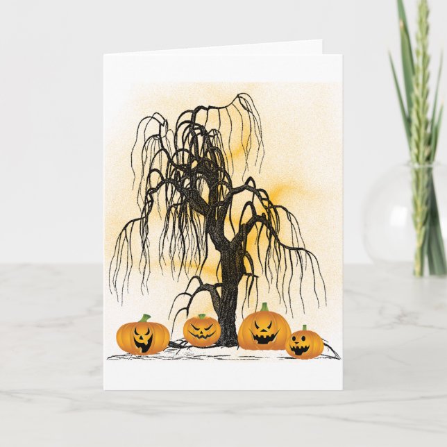 Tarjeta Jack O'Lanterns (Anverso)