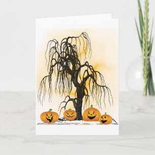 Tarjeta Jack O'Lanterns