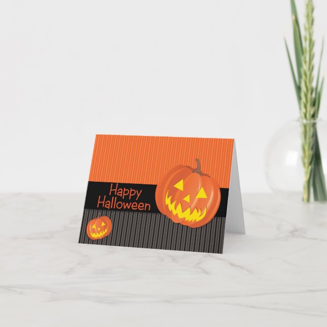 Tarjeta ¡Jack O'Lanterns! (Anverso)