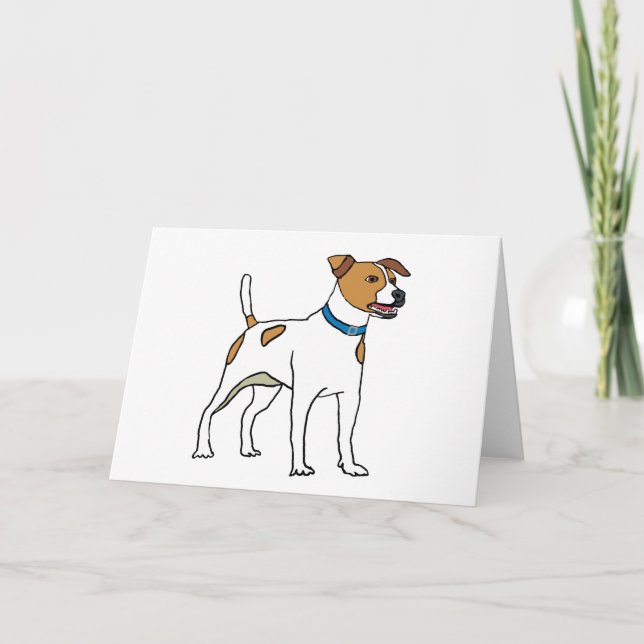 Tarjeta Jack Russell Terrier (Anverso)