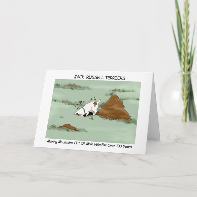 Tarjeta Jack Russell Terrier (Anverso)