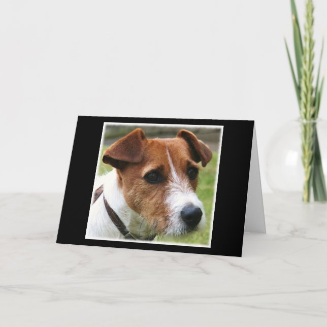 Tarjeta Jack Russell Terrier (Anverso)