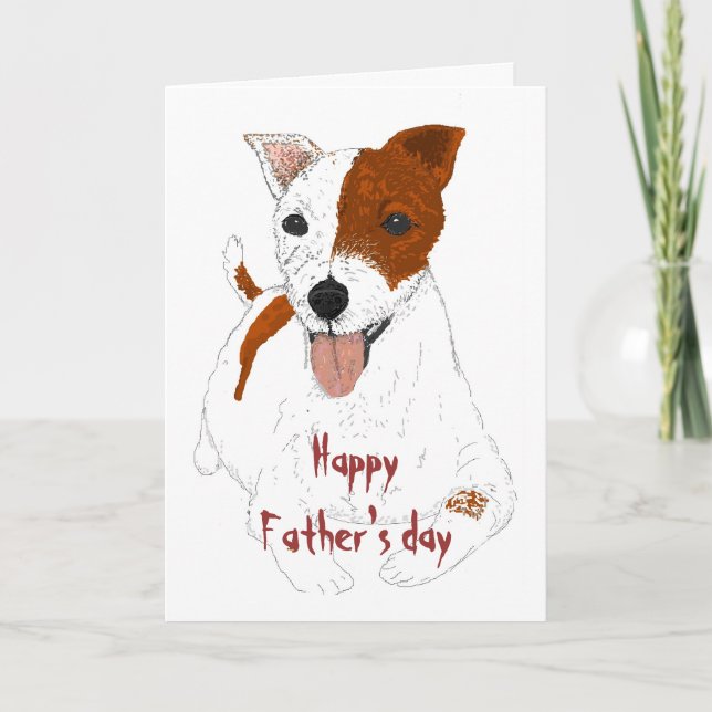 Tarjeta Jack Russell Terrier (Anverso)