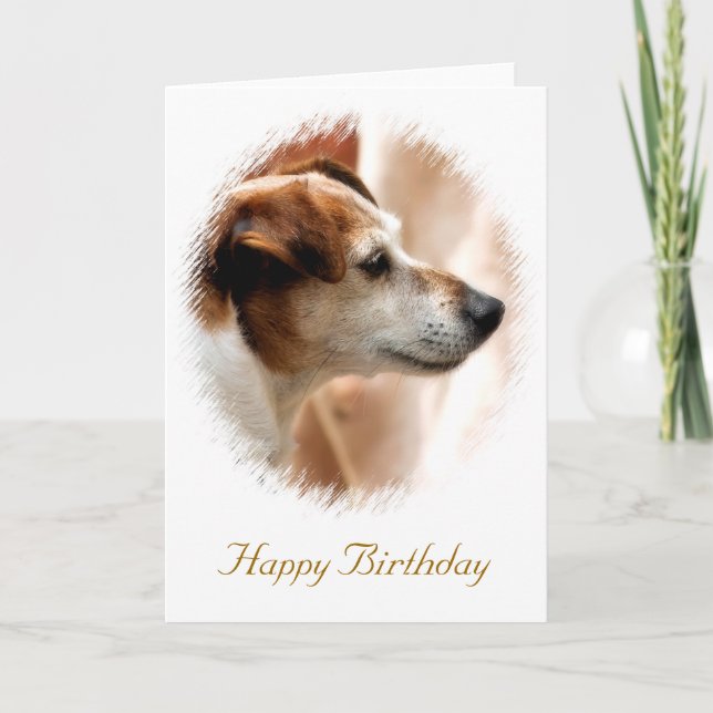 TARJETA JACK RUSSELL TERRIER DOG (Anverso)