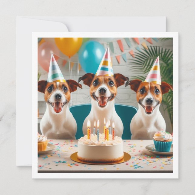 Tarjeta Jack Russell Terrier, Jack Russell Terrier (Anverso)