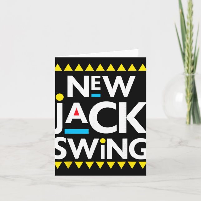 Tarjeta Jack Swing 90s R&amp;b Hip Hop  (Anverso)