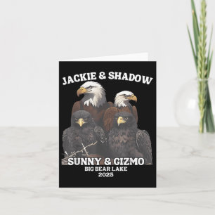 Tarjeta Jackie Y Shadow Sunny Y Gizmo Lago De Oso Grande 2