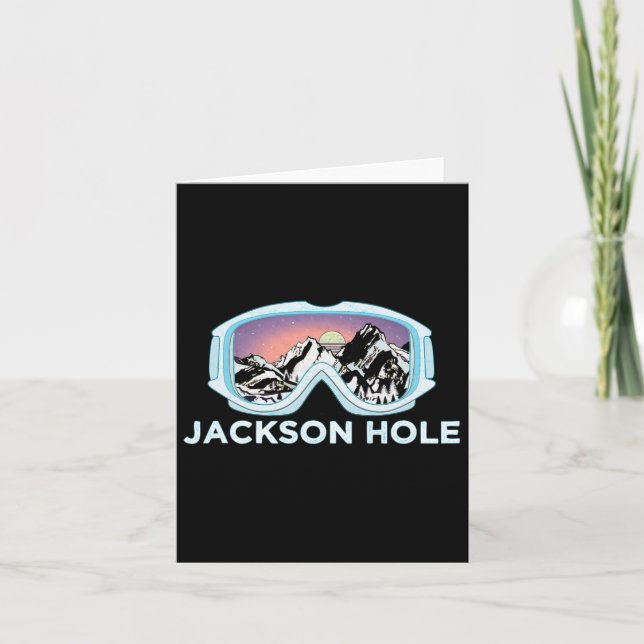 Tarjeta Jackson Hole Ski Design Jackson Hole (Anverso)
