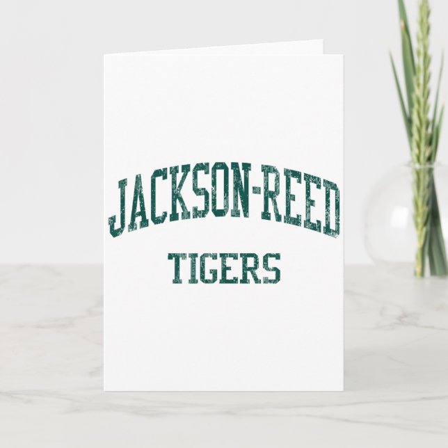 Tarjeta Jackson-reed Escuela Secundaria Hs Washington Dc V (Anverso)