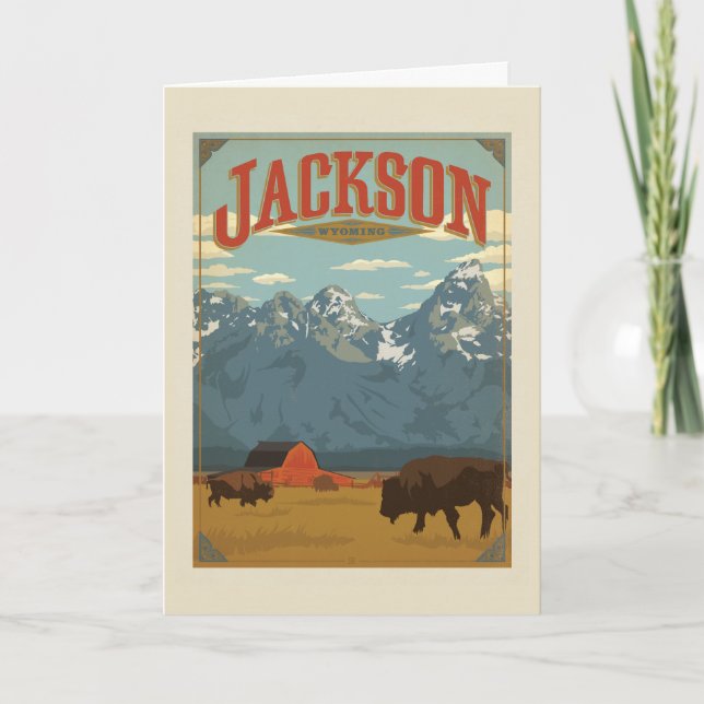 Tarjeta Jackson | Wyoming (Anverso)