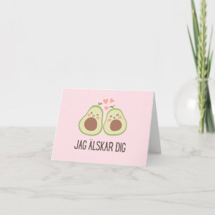 Tarjeta Jag älskar dig, Swedish Valentine's Day