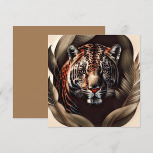 Tarjeta Jaguar Majestuoso - Rey De La Selva