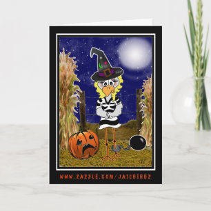 Tarjeta Jailbird Halloween