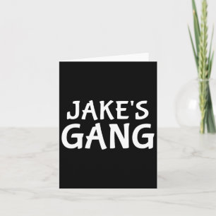 Tarjeta Jake Bachelor Party Primer Nombre Boda