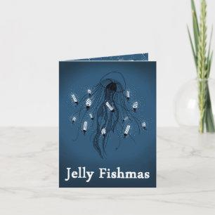 Tarjeta Jalea Fishmas (Felices Navidad)
