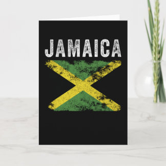 Tarjeta Jamaica Flag Distressed - Jamaican Flag